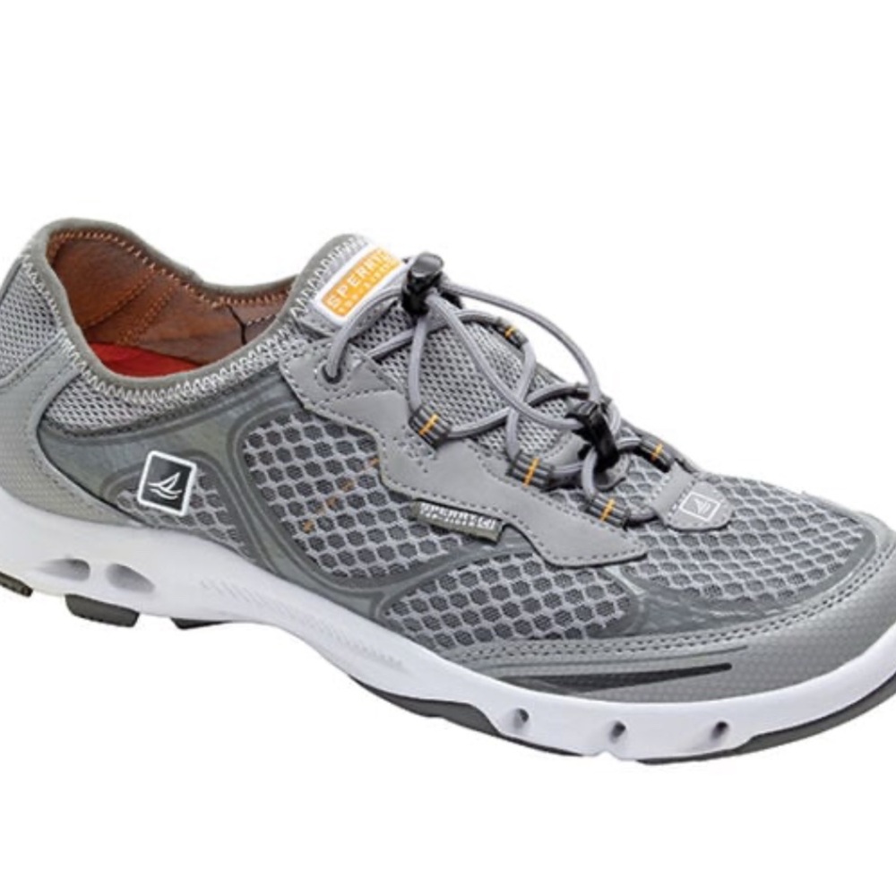 Sperry Men's Gray Boat Shoes- H20 Escape Bungee